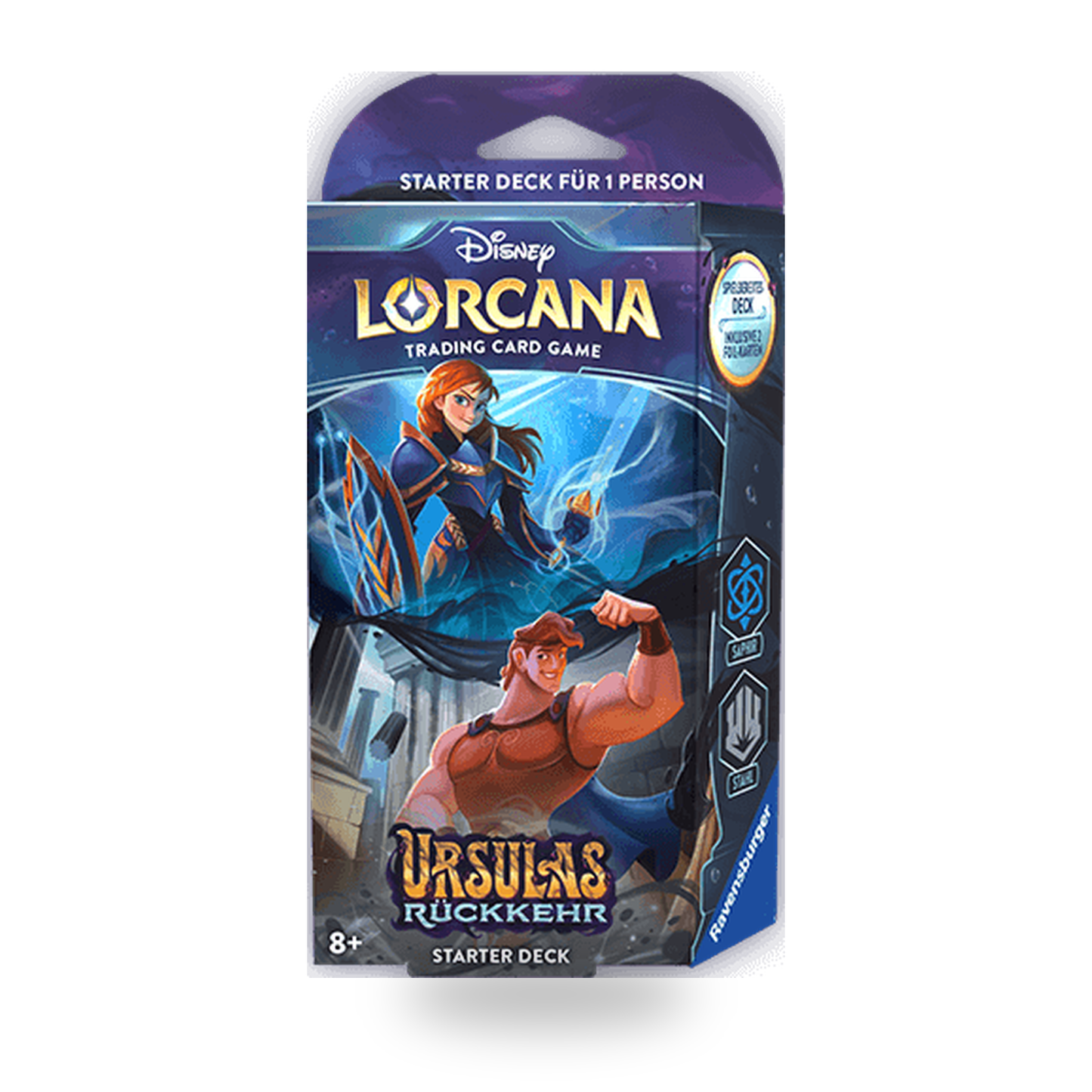 Disney Lorcana - Ursulas Return: Starter Deck Sapphire & Steel - Englisch