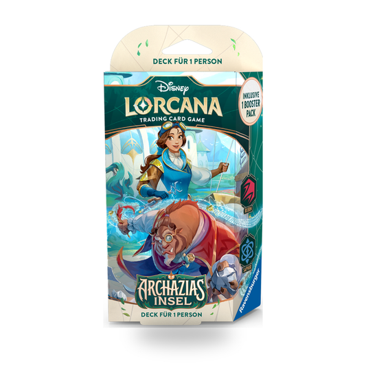 Disney Lorcana - Archazias Insel Starter Deck - Rubin / Saphir - Deutsch